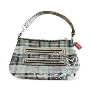 Coach Poppy Tartan shoulder bag.